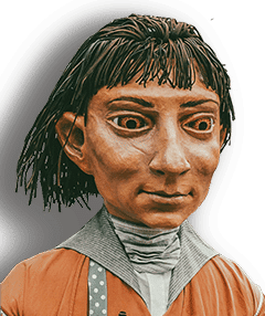 Portrait de la marionnette Maurice Ravel Enfant