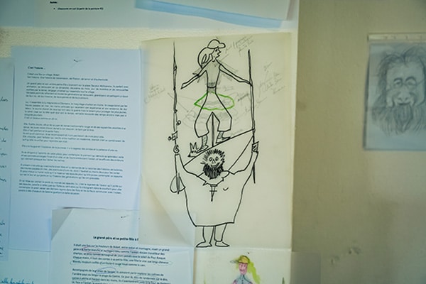 Travail sur l'imaginaire collectif pour la création d'une marionnette géante, symbole de Bidart