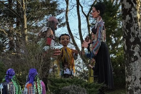 carnavals au pays basque, les géants de Kilika au coeur de a fête
